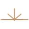 Ekena Millwork Kennewick Timber Gable Bracket, Western Red Cedar, 108"W x 45"H x 1 1/2"D x 3 1/2"F, 10/12 Pitch GBW108X45X0204KEN00SWR - alternate 1